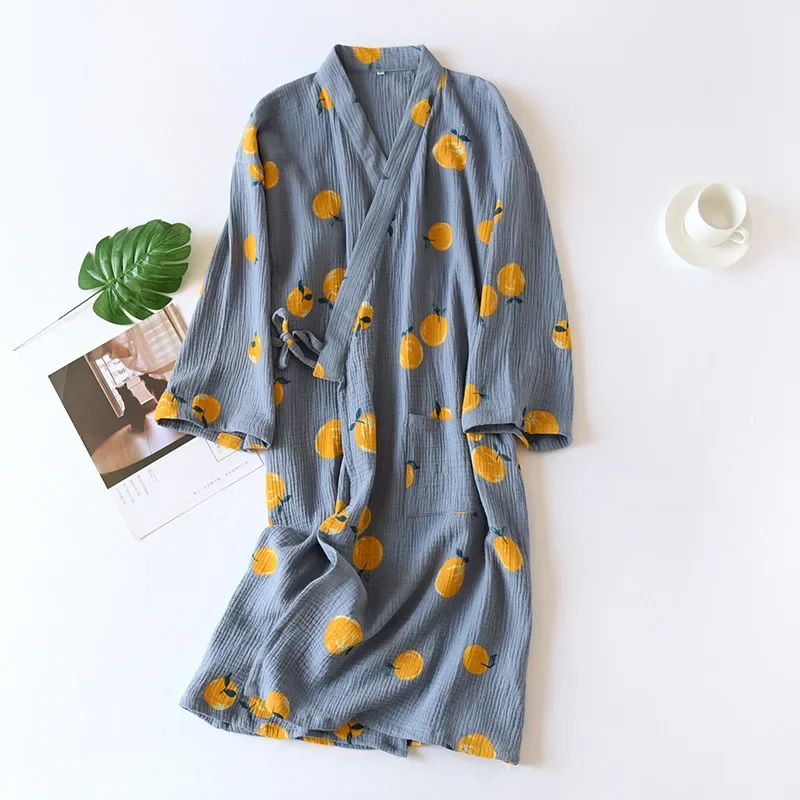 Summer House Clothing - Japanese kimono dressing gown spring and