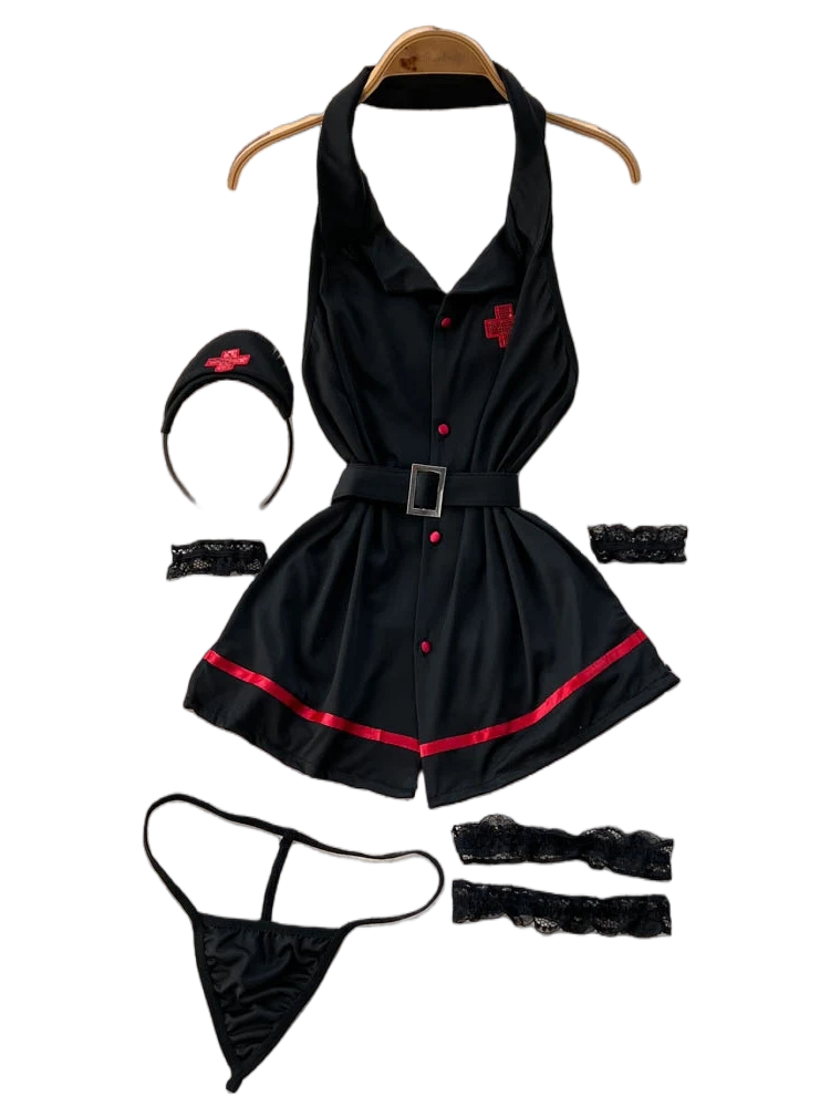 Summer Clothing Types - Erotic Fashion Sexy Halter Lingerie Dress