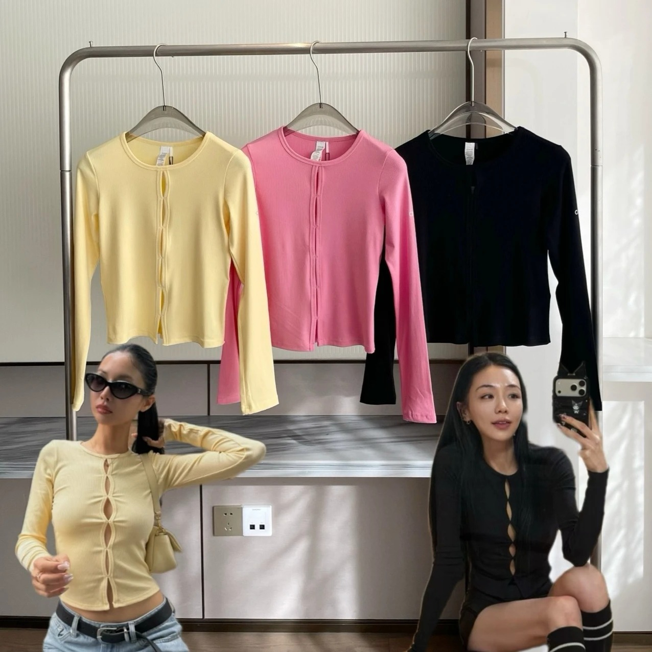 Summer Clothing Tops - 2026 Summer Long-sleeved T-shirt Cotton Slim