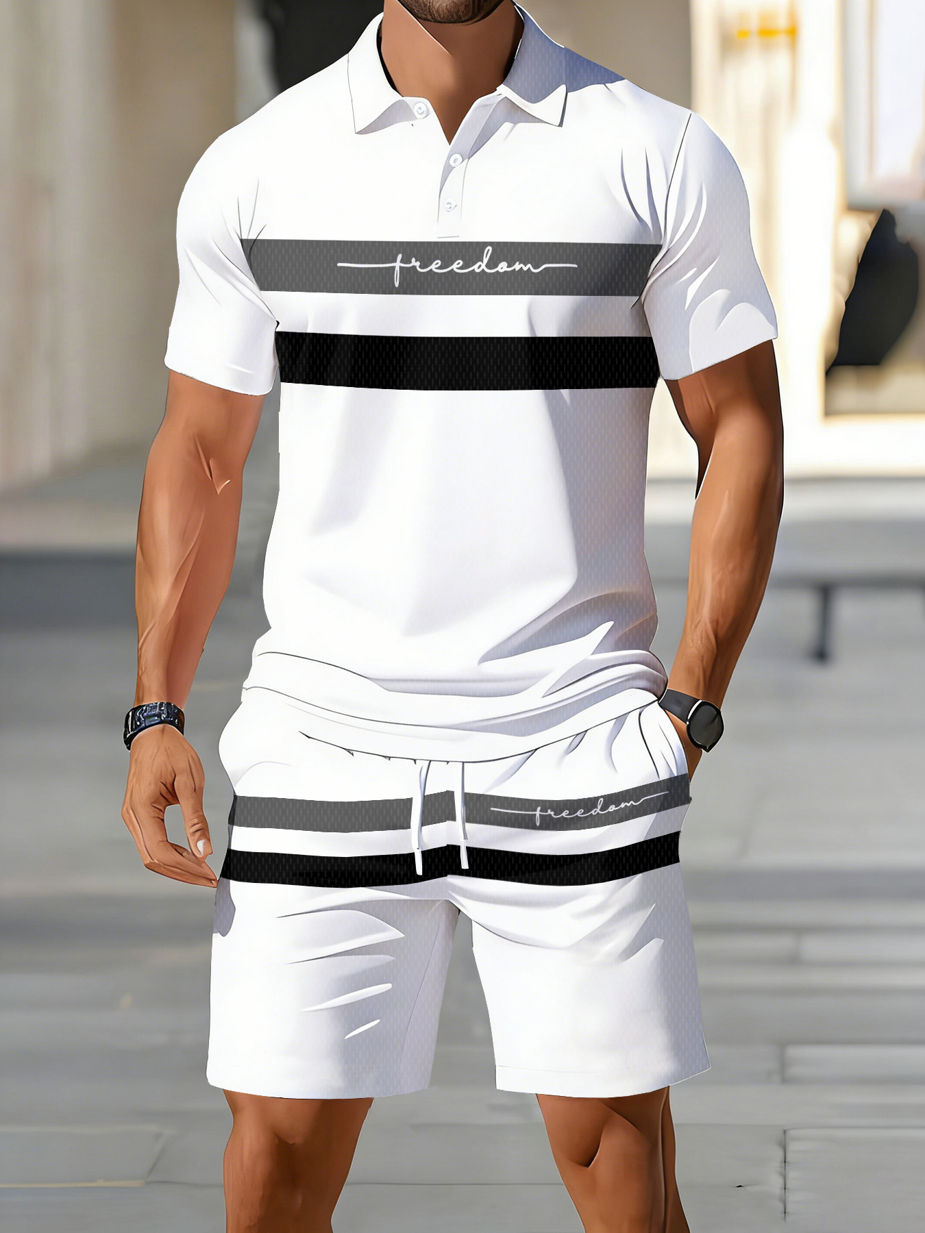 Summer Clothing Shops - 2026 Summer Men's Polo Shirt Set