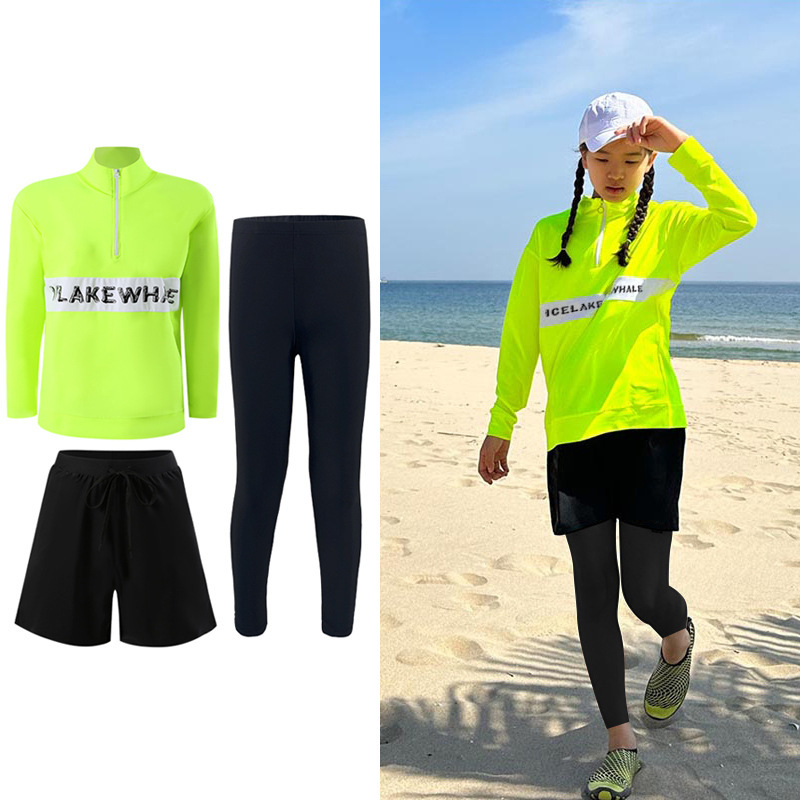 Three Piece Long Sleeve Neon C - Rash Guard Long Sleeve 리뷰 및 가격