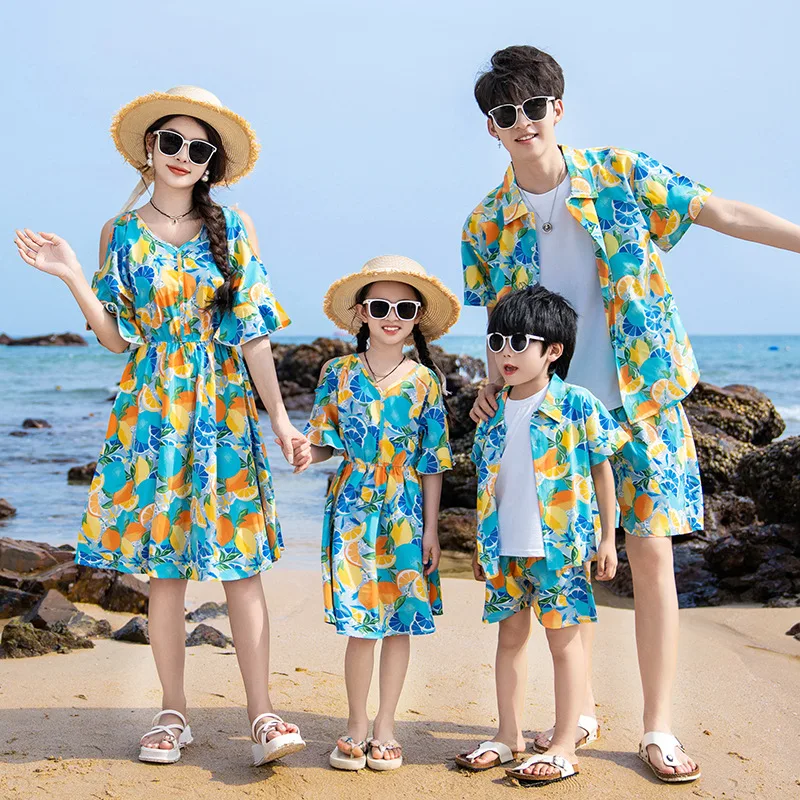 Vacation Area Couple Look Pare - Summer Clothing Looks 리뷰 및 가격