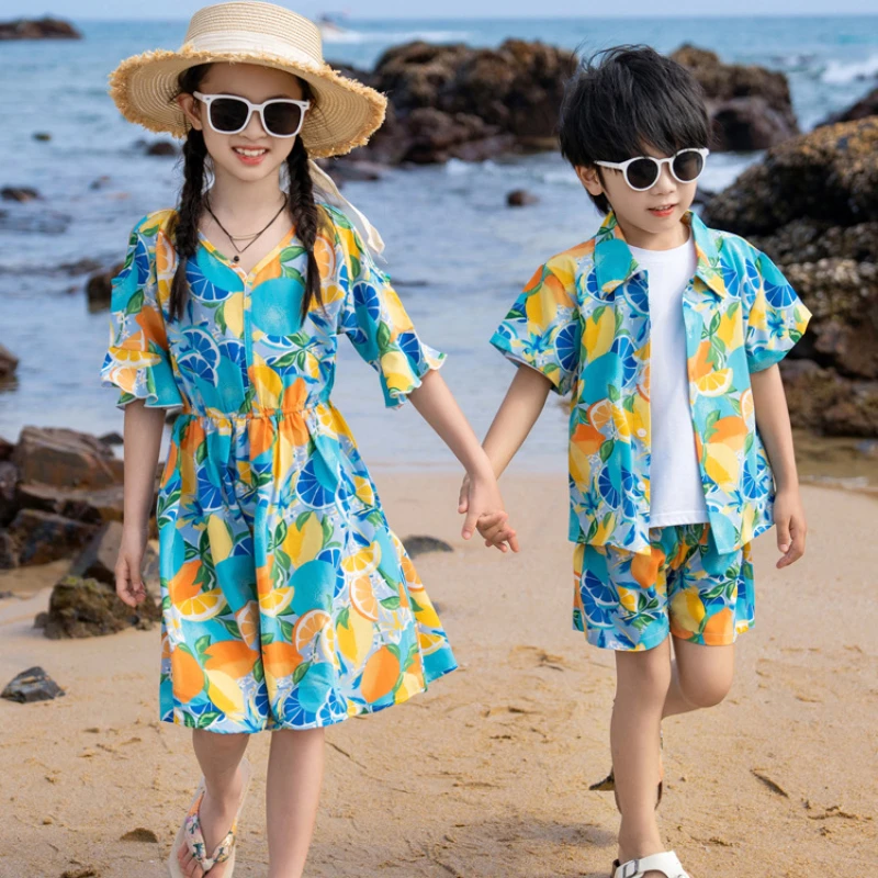 Vacation Area Couple Look Pare - Summer Clothing Looks 리뷰 및 가격