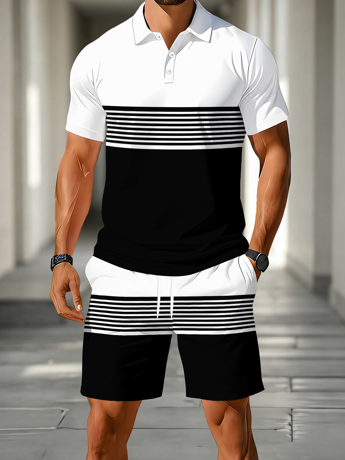 2026 Summer Men's Polo Set - 3 - Summer Clothing Shops 리뷰 및 가격