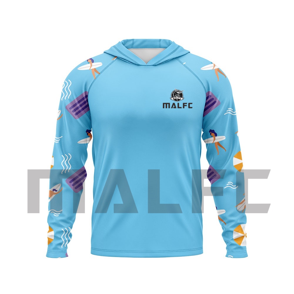 MALFC Fishing Apparel Men Hood - Rash Guard Long Sleeve 리뷰 및 가격