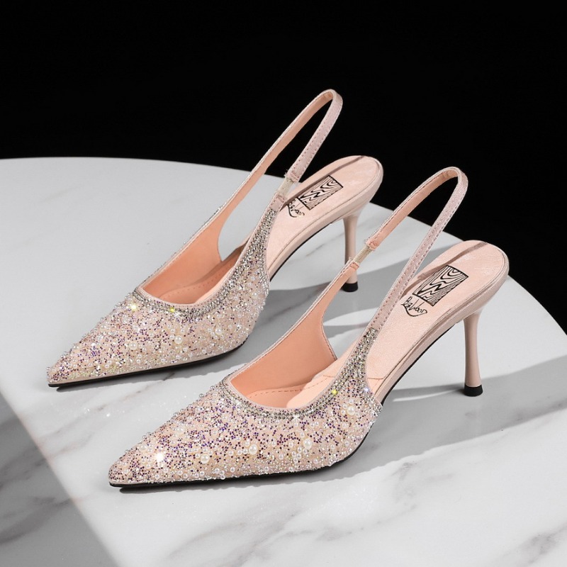 Sequin Shiny Crystal High Heel - Summer Clothing Fabric 리뷰 및 가격