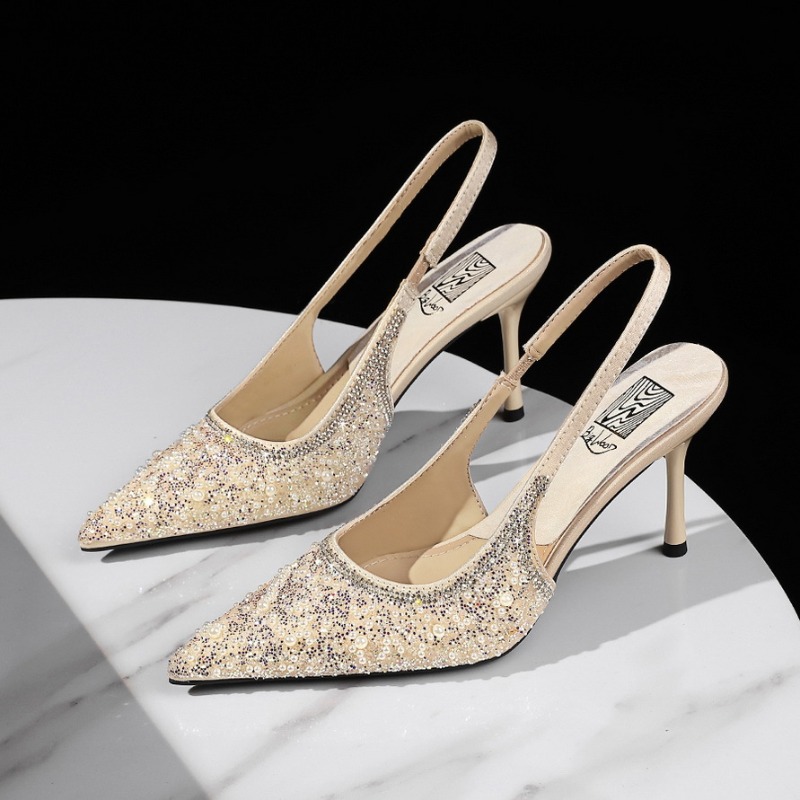 Sequin Shiny Crystal High Heel - Summer Clothing Fabric 리뷰 및 가격