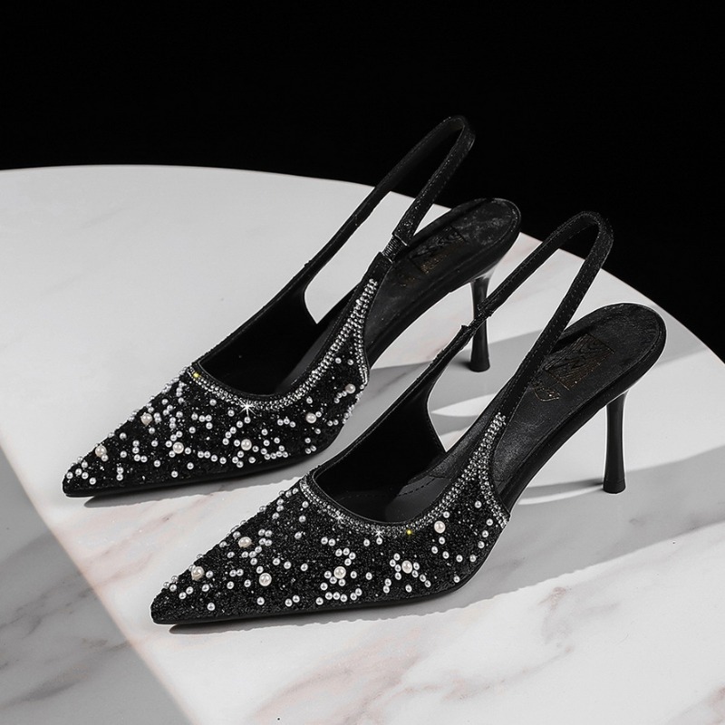 Sequin Shiny Crystal High Heel - Summer Clothing Fabric 리뷰 및 가격