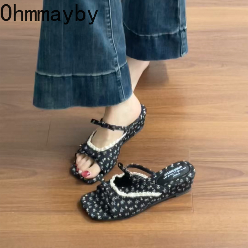 2026 Summer Floral Wedges Heel - Summer Clothing Fabric 리뷰 및 가격
