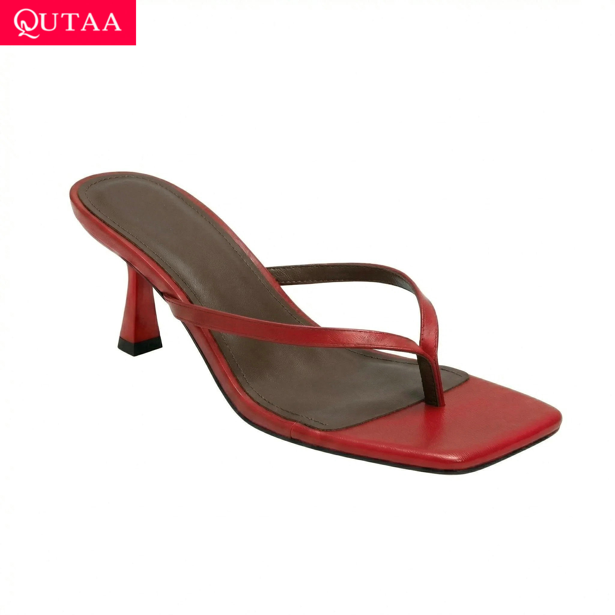 QUTAA News Fashion Flip-flops  - Summer Clothing Collection 리뷰 및 가격