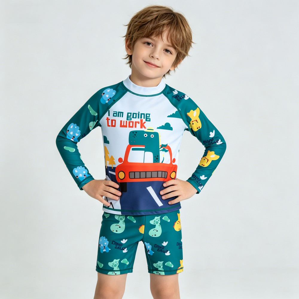 2Pcs Kids Long Sleeve Swimwear - Rash Guard Long Sleeve 리뷰 및 가격