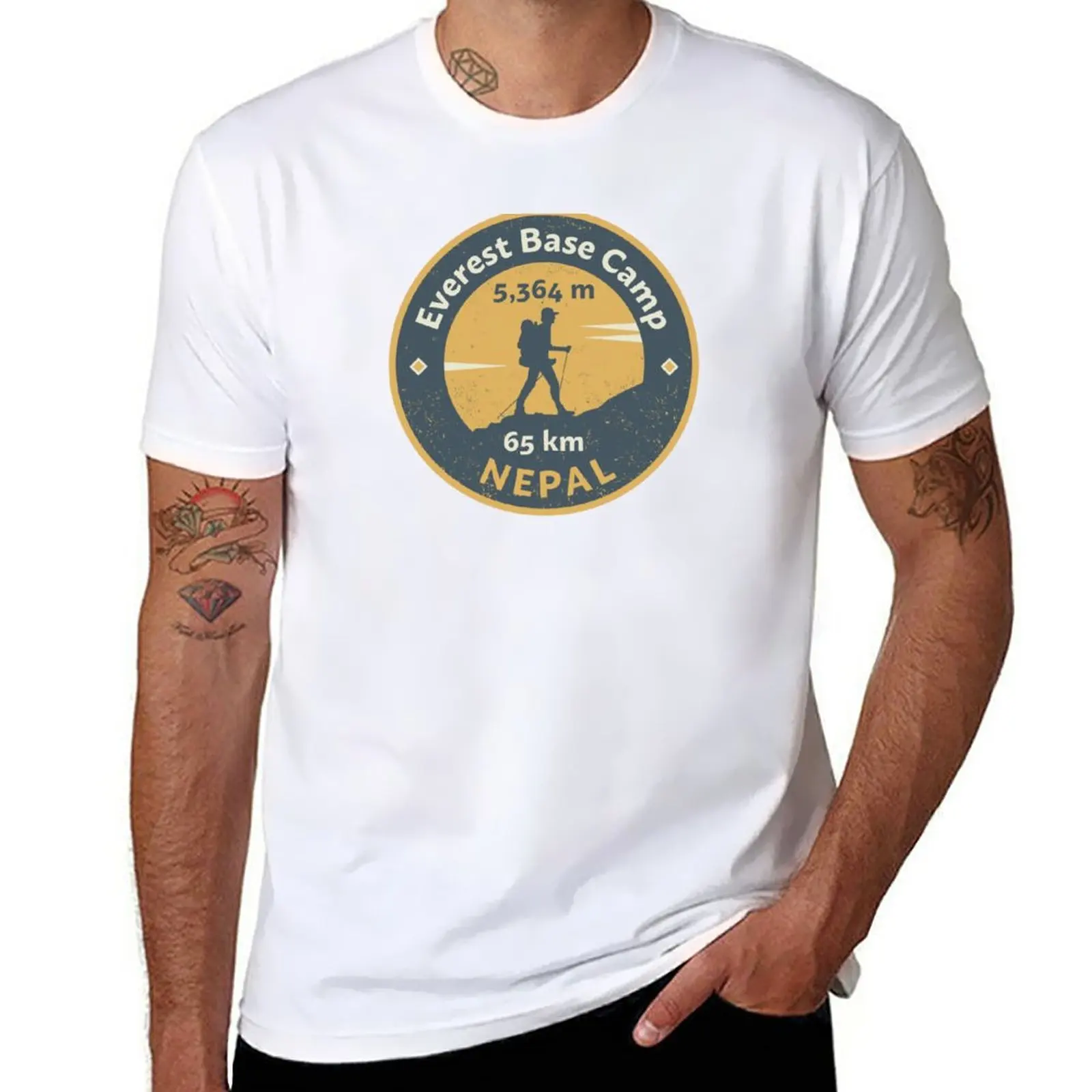 Crewneck Short Sleeve T Shirts - Summer Everest Clothing 리뷰 및 가격