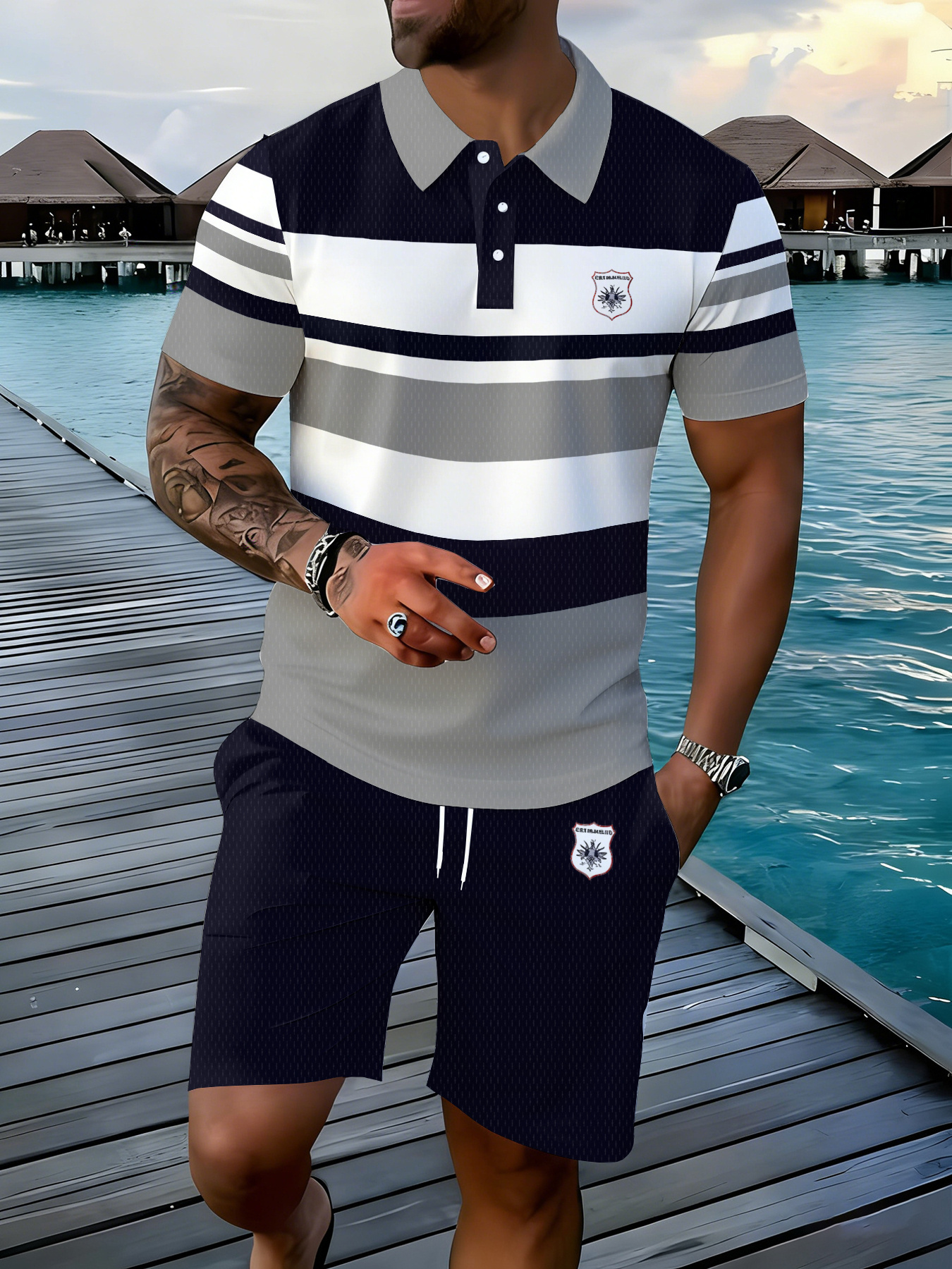 2026 Summer Men's Polo Set - 3 - Summer Clothing Shops 리뷰 및 가격