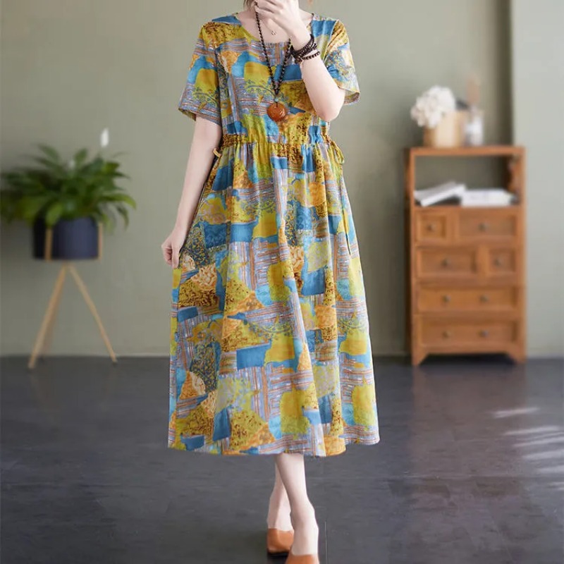 Womens Plus Size Vintage Flora - Sundress Midi Floral 리뷰 및 가격