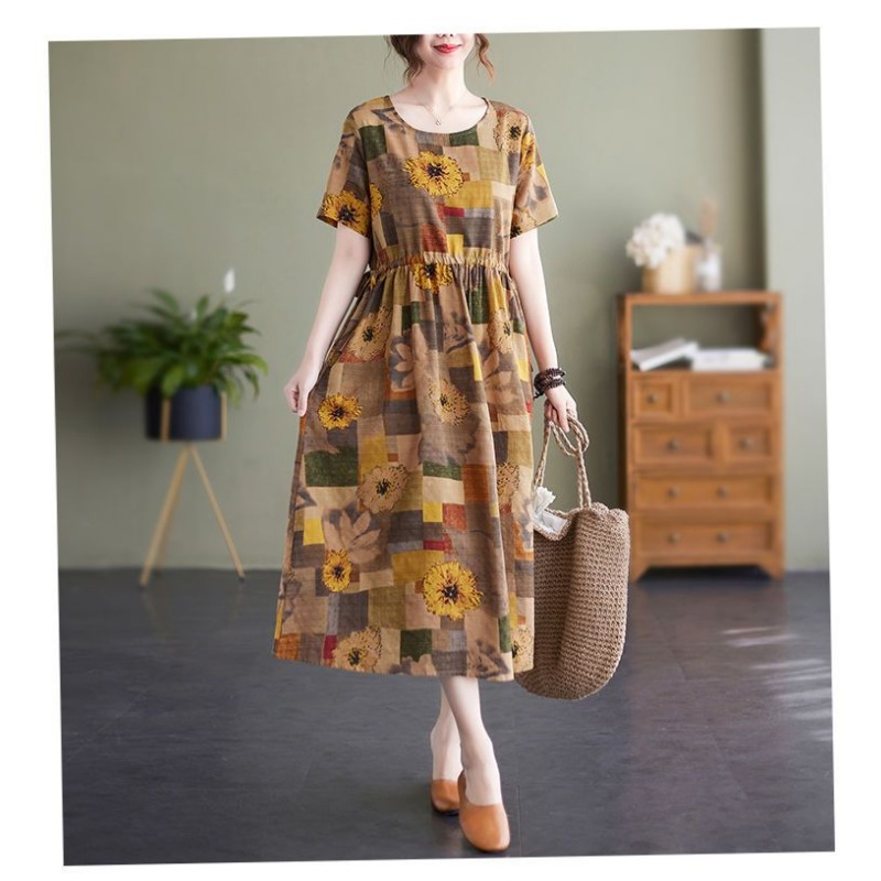 Womens Plus Size Vintage Flora - Sundress Midi Floral 리뷰 및 가격