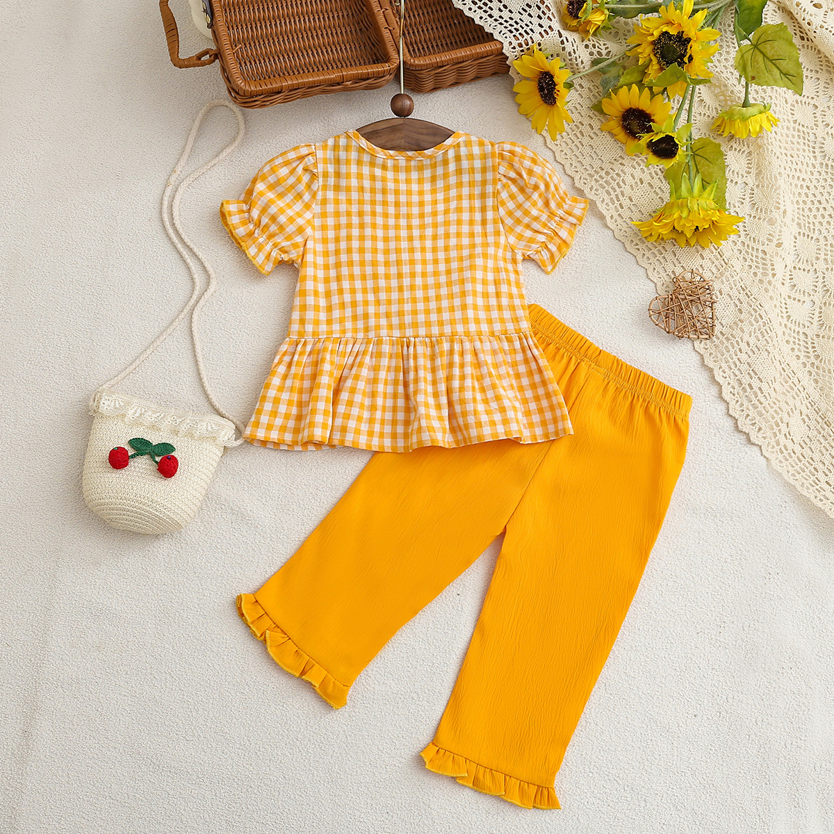 Summer Newborn Girl Yellow Pla - Summer Clothing Looks 리뷰 및 가격