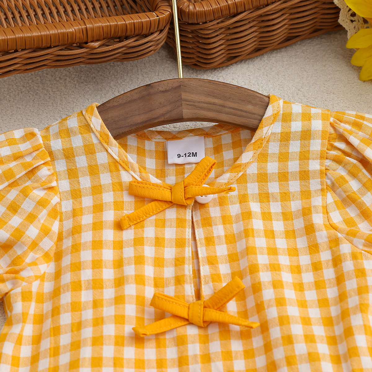 Summer Newborn Girl Yellow Pla - Summer Clothing Looks 리뷰 및 가격