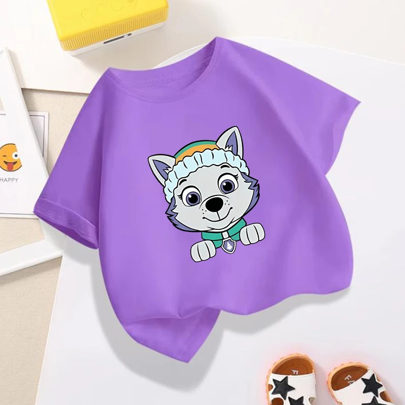 Paw Patrols Series T-Shirt Pur - Summer Everest Clothing 리뷰 및 가격