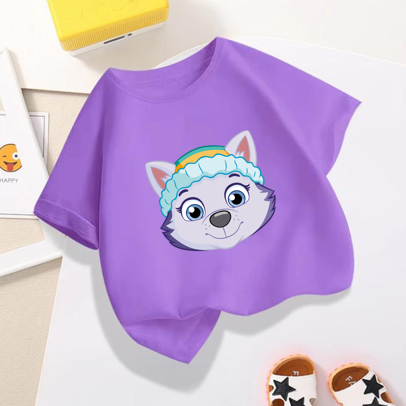 Paw Patrols Series T-Shirt Pur - Summer Everest Clothing 리뷰 및 가격