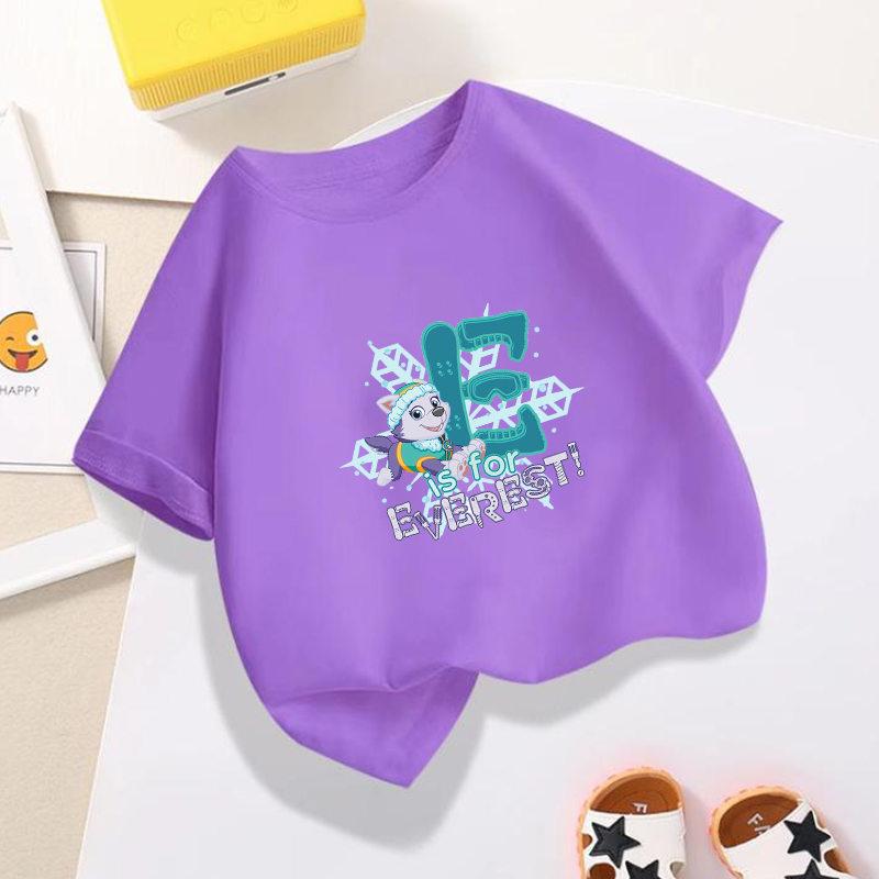 Paw Patrols Series T-Shirt Pur - Summer Everest Clothing 리뷰 및 가격