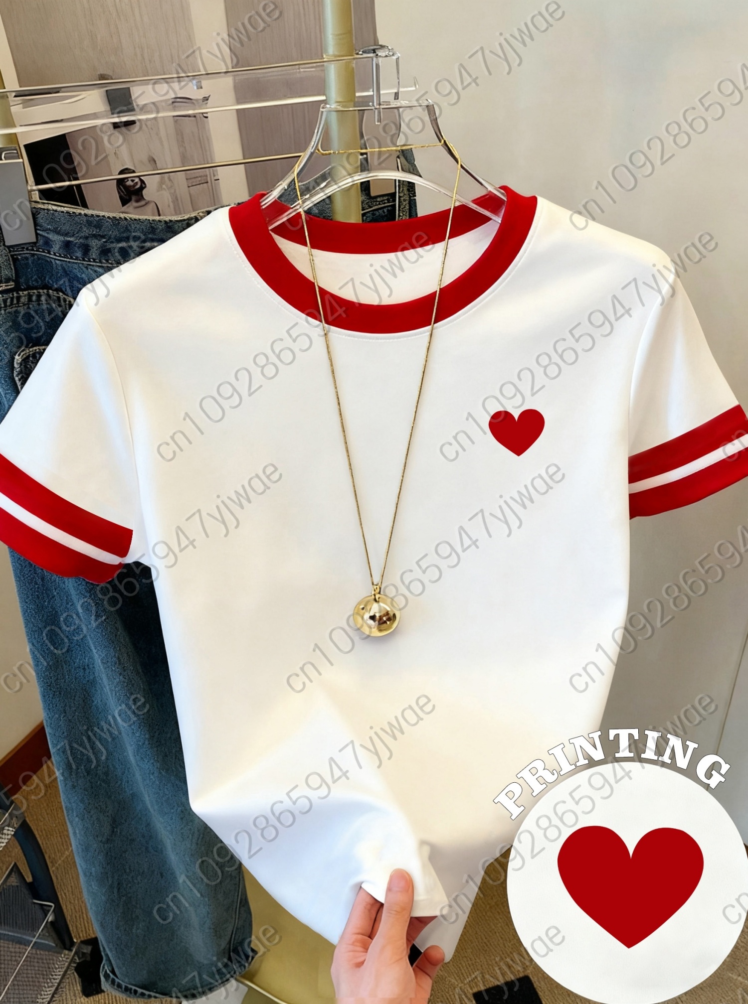 Womens Short Sleeve Valentines - Summer Edition Clothing 리뷰 및 가격