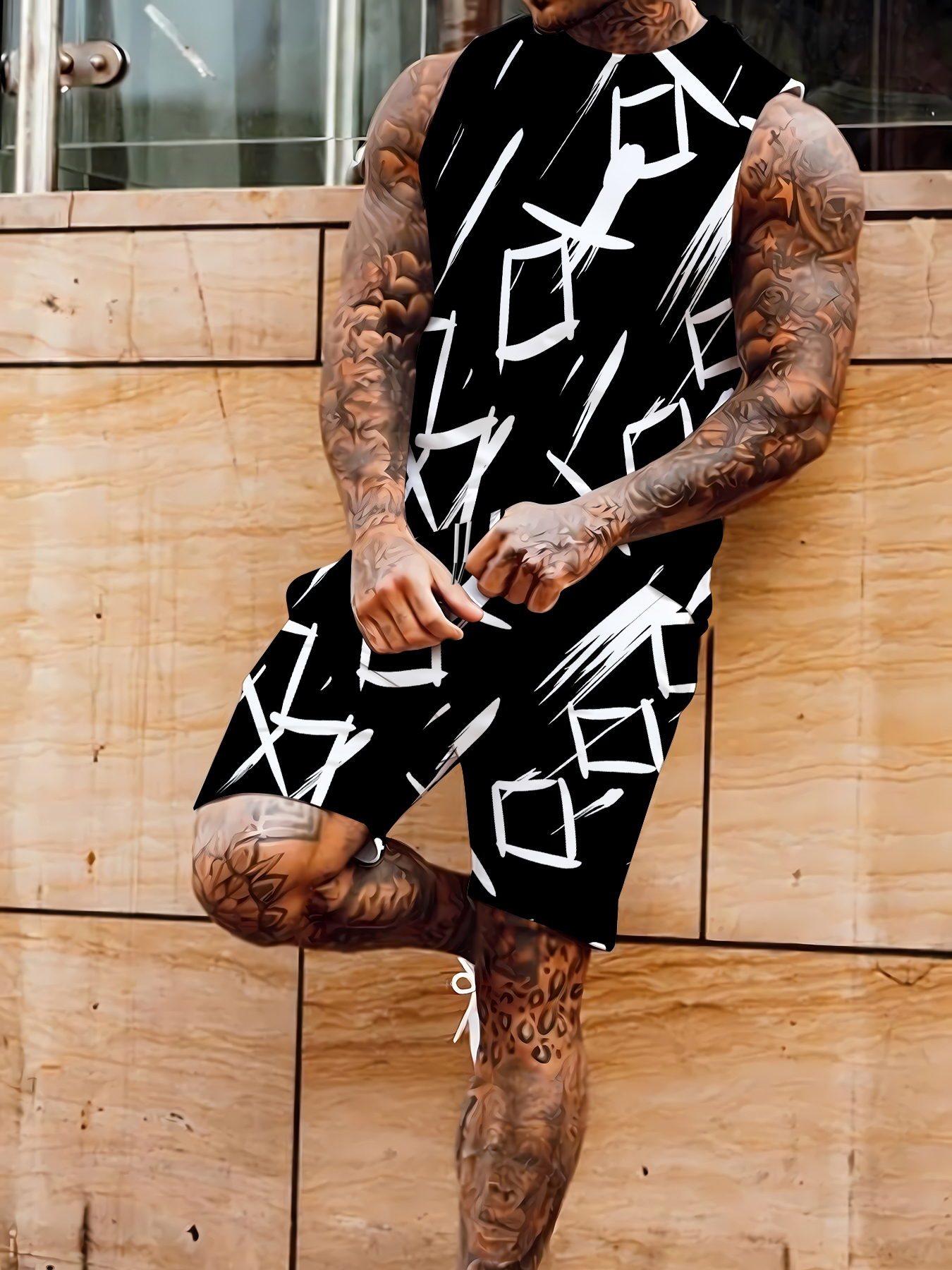 Men's Compression Tank Top and - Summer Clothing Tops 리뷰 및 가격