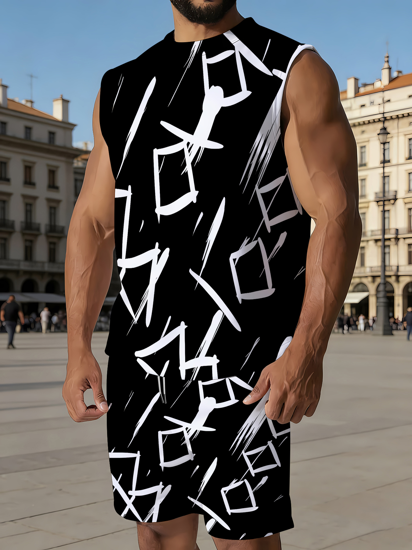 Men's Compression Tank Top and - Summer Clothing Tops 리뷰 및 가격