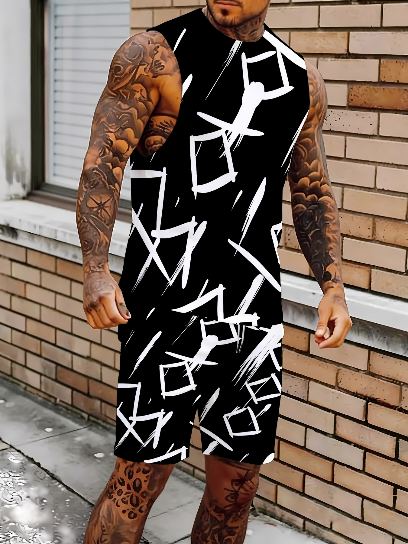 Men's Compression Tank Top and - Summer Clothing Tops 리뷰 및 가격