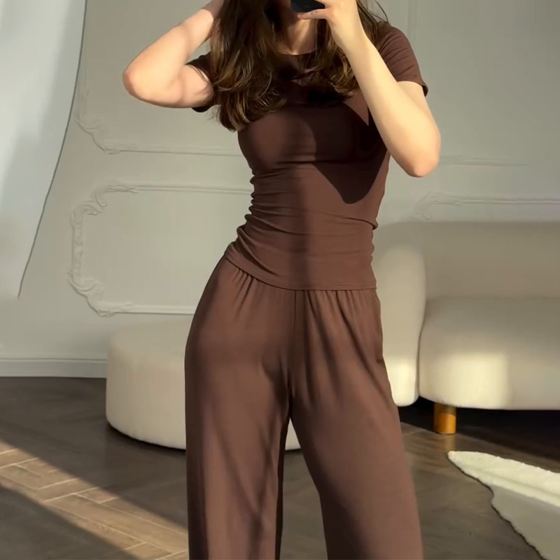 Casual Long Pants Suits Women  - Summer House Clothing 리뷰 및 가격