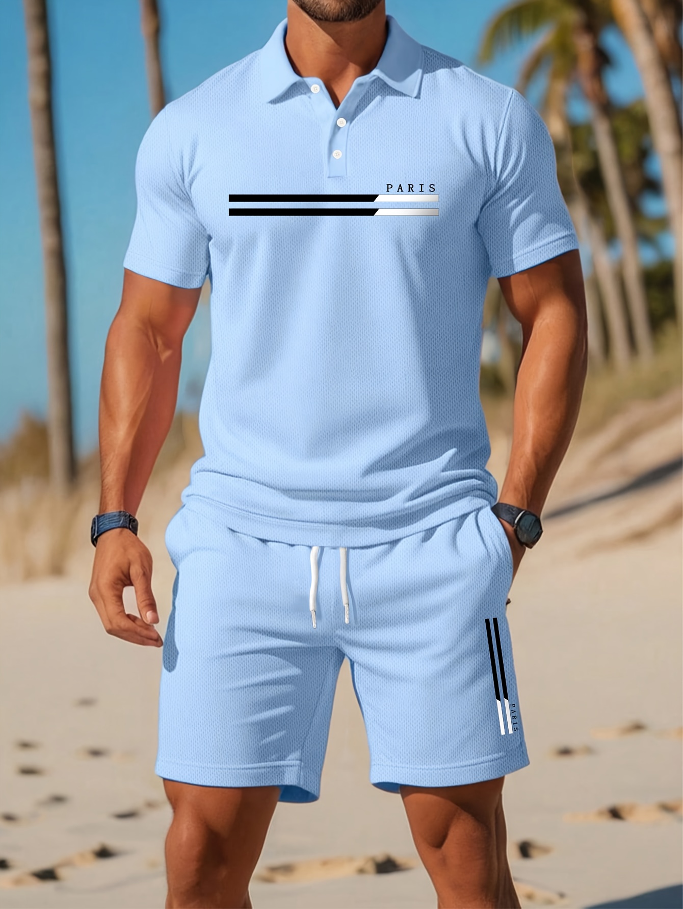 2026 Summer Men's Polo Set - 3 - Summer Clothing Shops 리뷰 및 가격