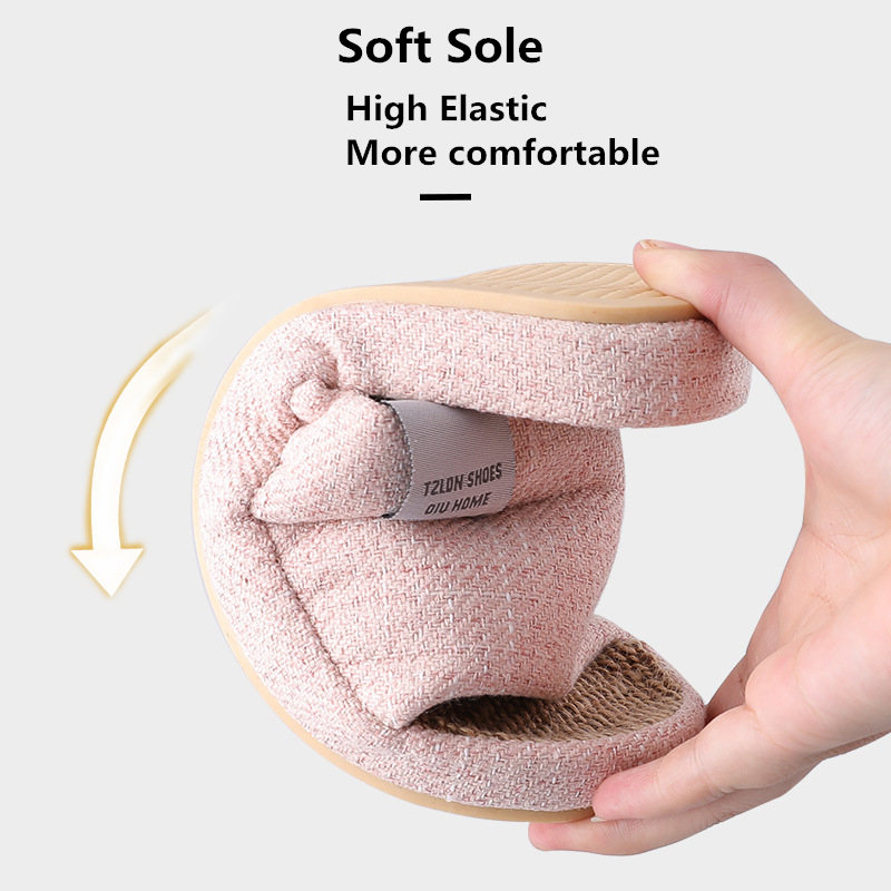 Men's Breathable Linen Slipper - Summer Clothing Fabric 리뷰 및 가격