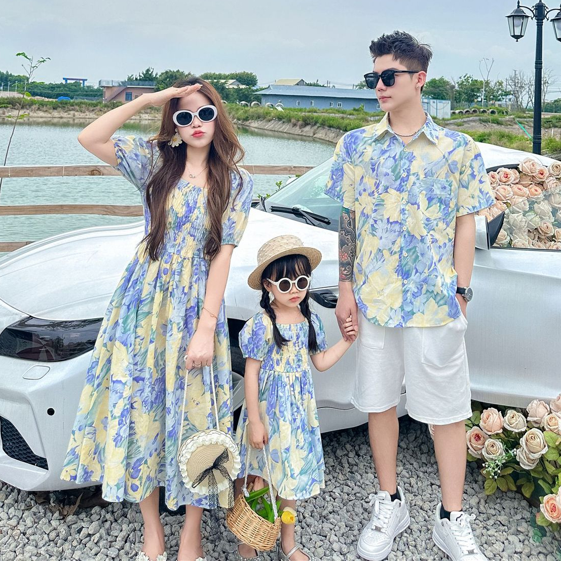 Holiday Look Family Matching C - Summer Clothing Looks 리뷰 및 가격