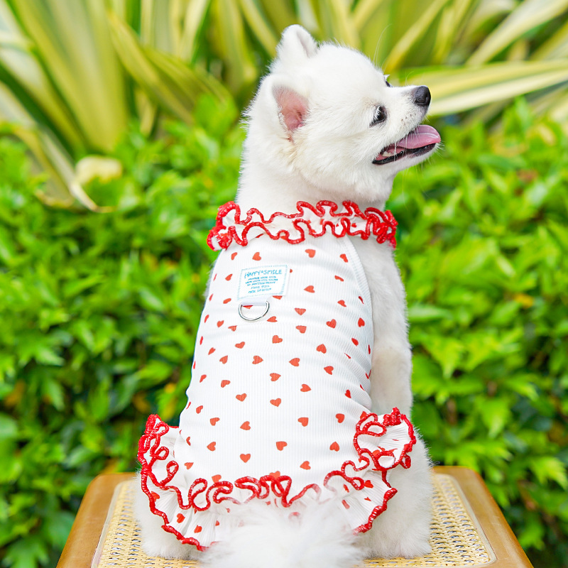 Fashion Floral Dog Dress Dog S - Summer Loving Clothing 리뷰 및 가격