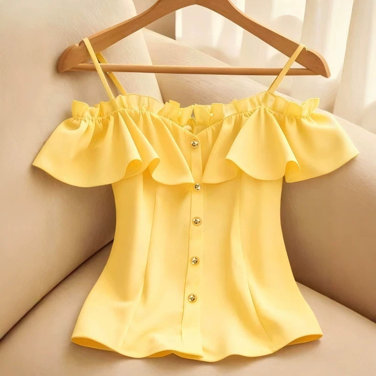 Korean Chic Look Younger Slash - Summer Clothing Looks 리뷰 및 가격