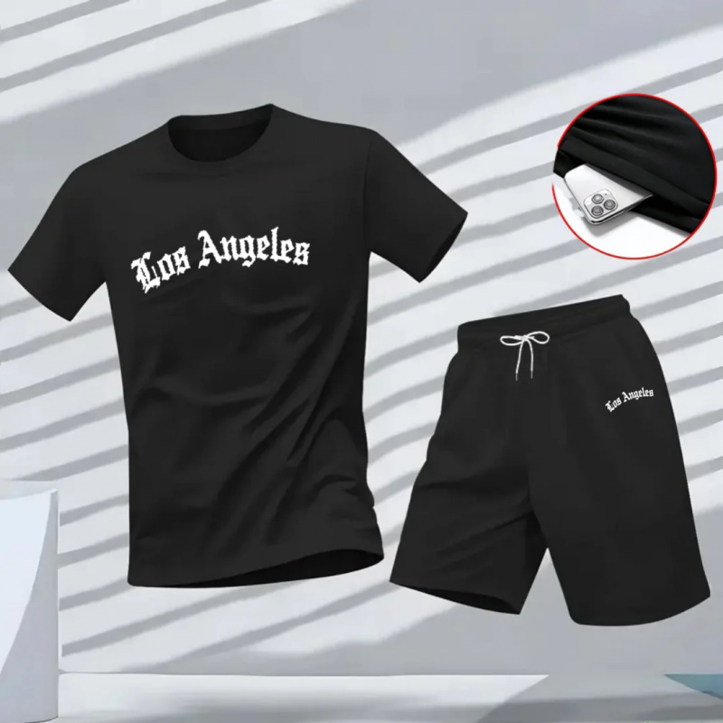 Men's Los Angeles Letter Print - Summer Clothing Haul 리뷰 및 가격