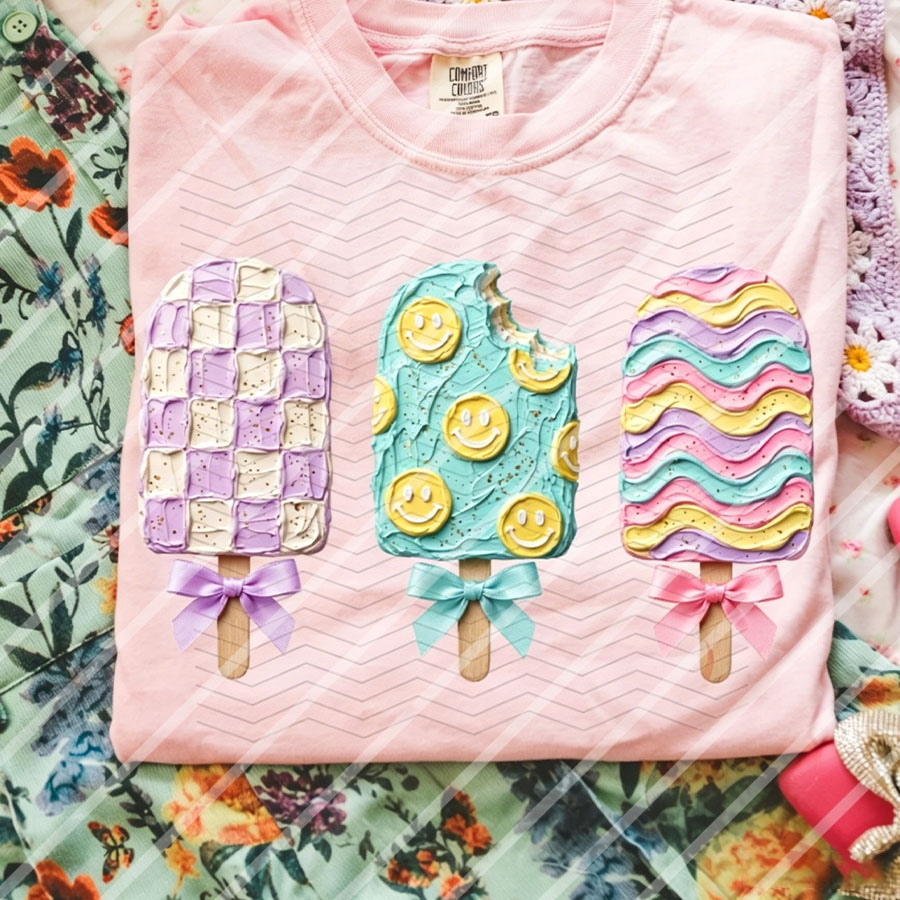 Preppy Summer Cute Popsicle DI - Summer Clothing Fabric 리뷰 및 가격