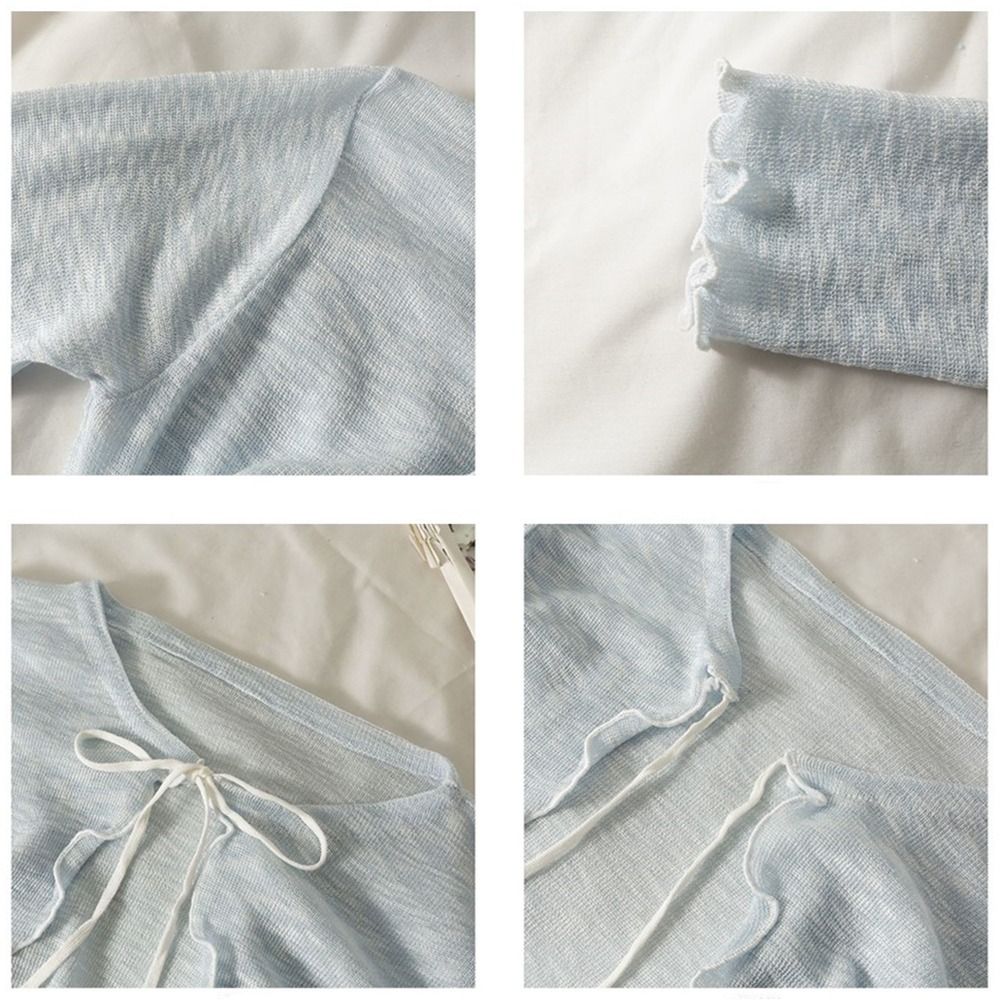 Thin Sunscreen Cardigan Ruffle - Rash Guard Long Sleeve 리뷰 및 가격