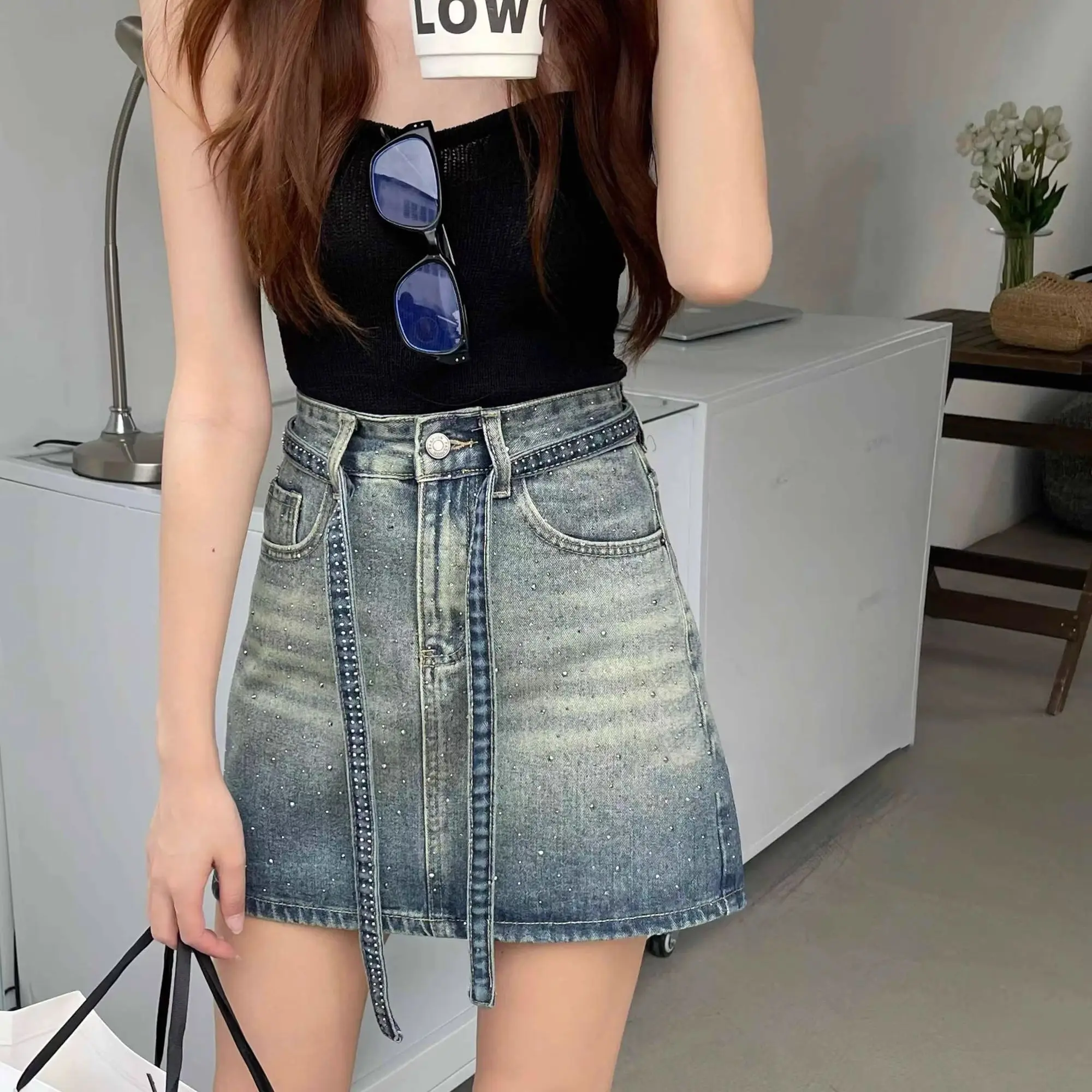 Jeans Skirts For Women Gradien - Summer Clothing Cheap 리뷰 및 가격