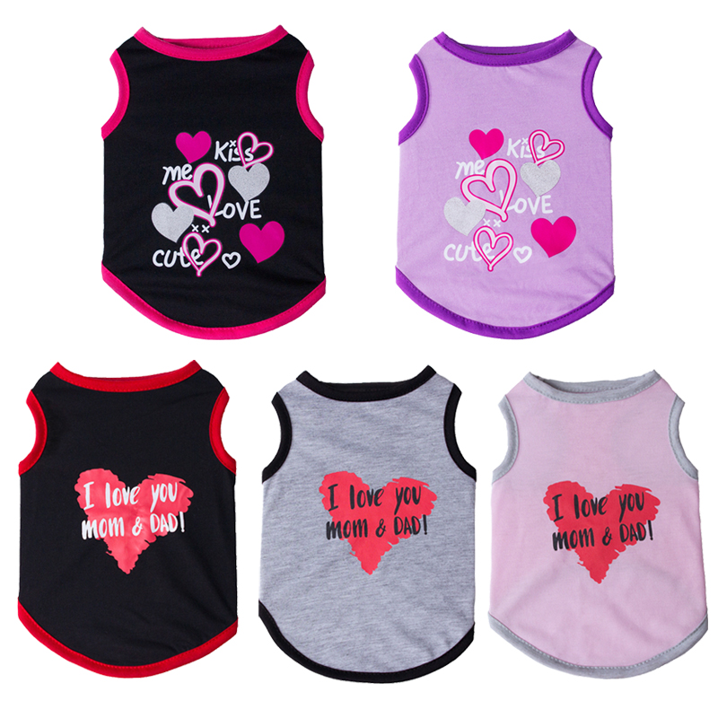 Lovely Puppy Cat Dog Sleeveles - Summer Loving Clothing 리뷰 및 가격