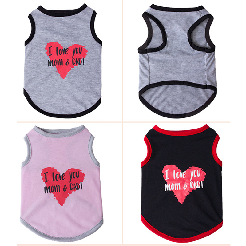 Lovely Puppy Cat Dog Sleeveles - Summer Loving Clothing 리뷰 및 가격