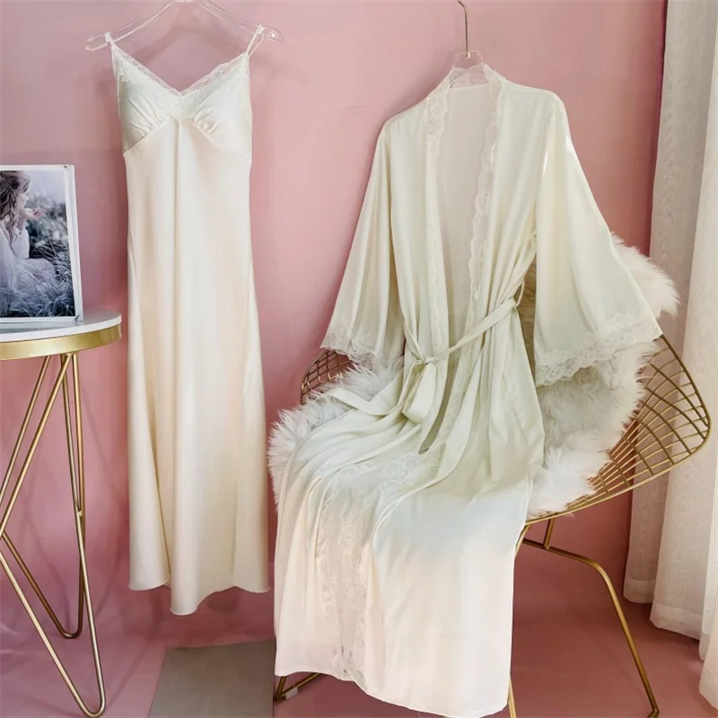 New Female Long Robe Nightgown - Summer House Clothing 리뷰 및 가격
