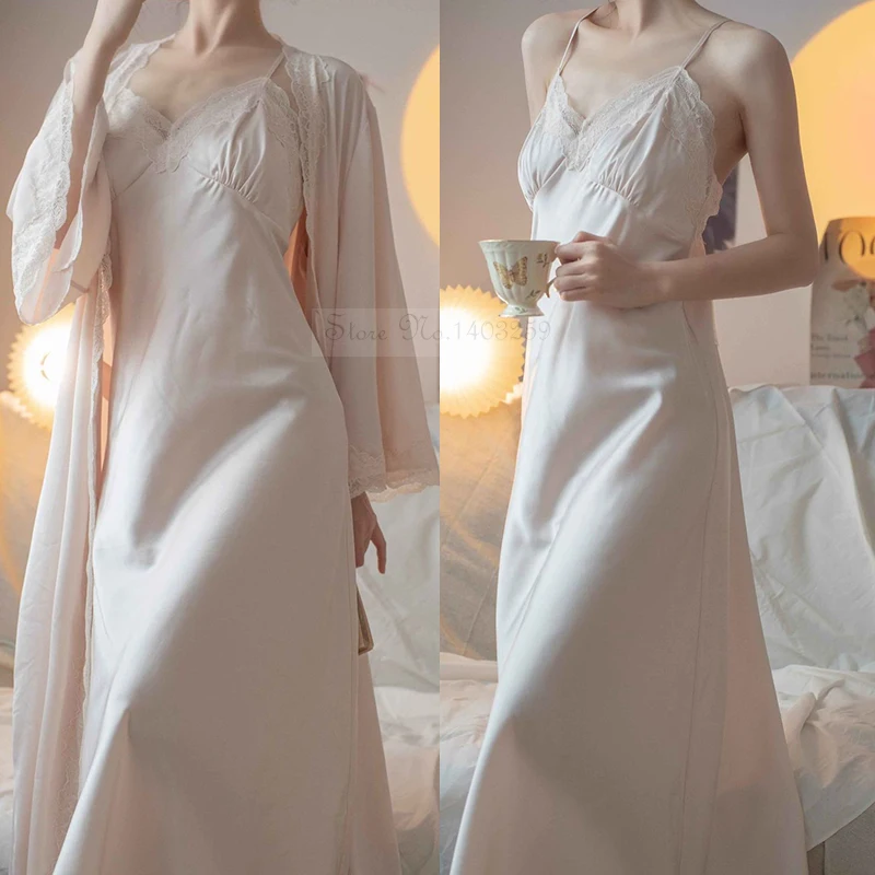 New Female Long Robe Nightgown - Summer House Clothing 리뷰 및 가격
