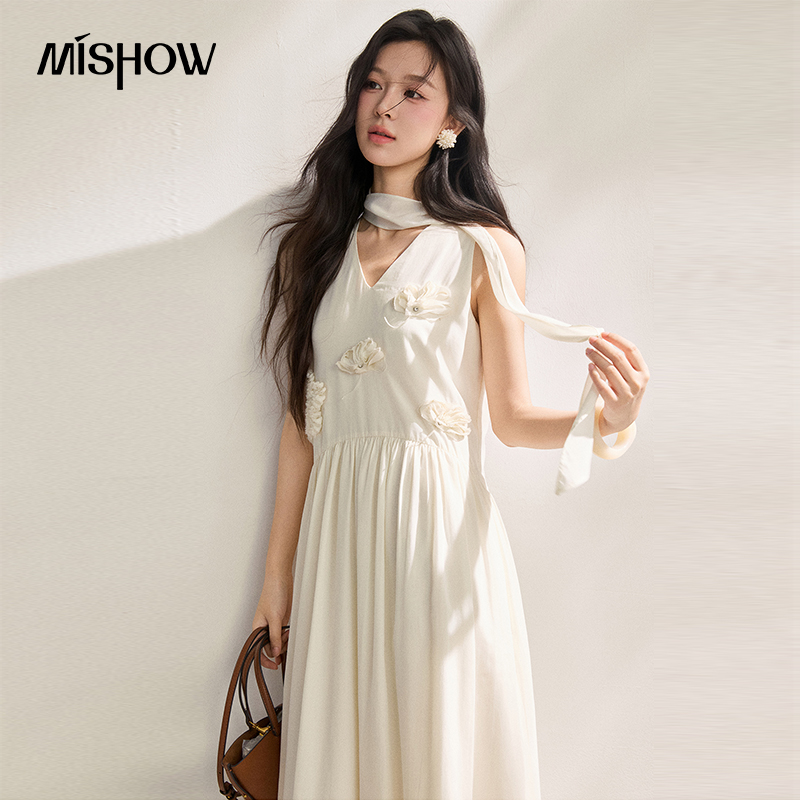 MISHOW Women's Lyocell 3D Flow - Sundress Midi Floral 리뷰 및 가격