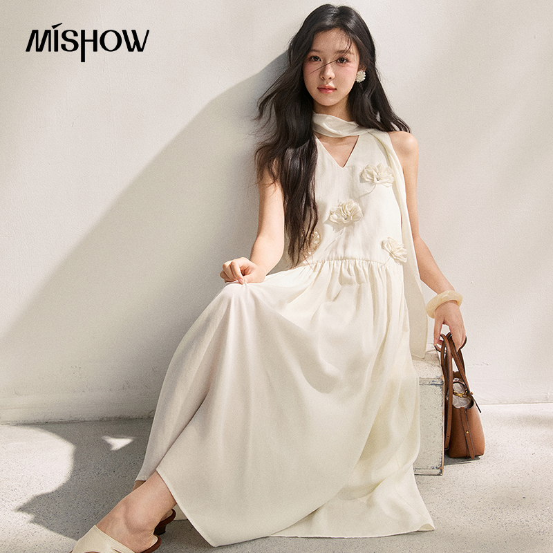 MISHOW Women's Lyocell 3D Flow - Sundress Midi Floral 리뷰 및 가격