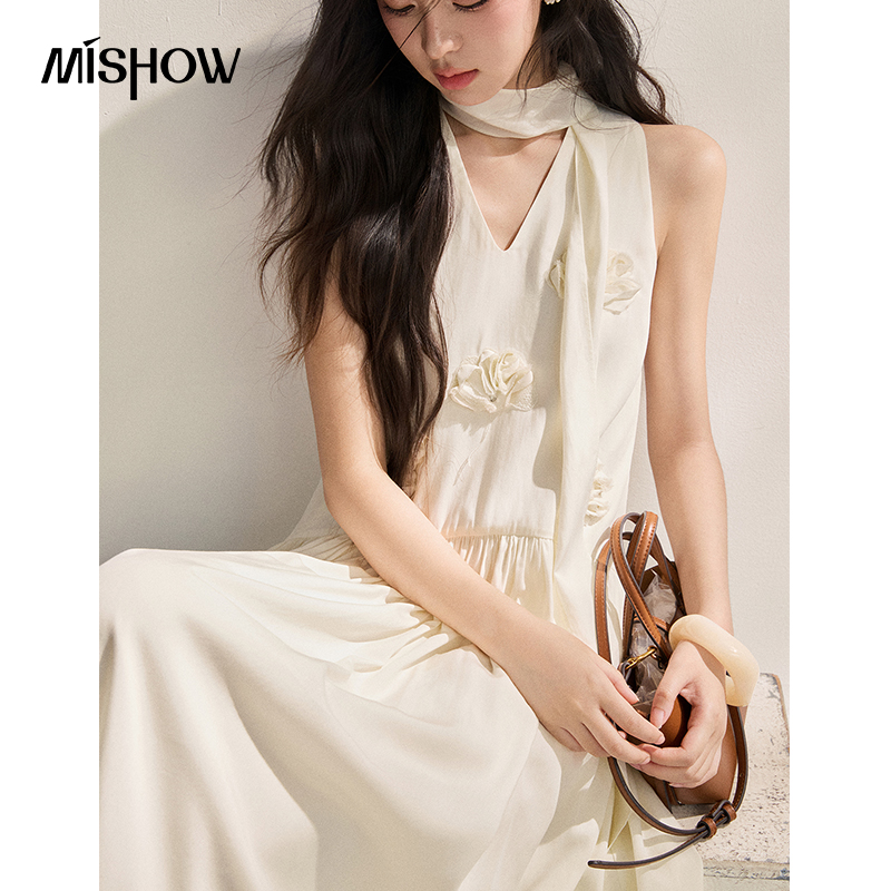 MISHOW Women's Lyocell 3D Flow - Sundress Midi Floral 리뷰 및 가격