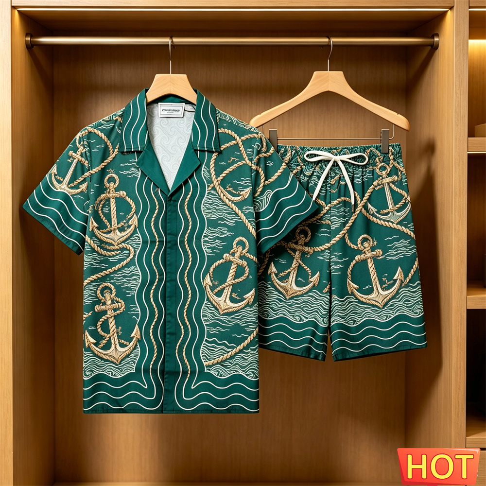 Men's 2 Piece Hawaiian Set Nau - Summer Clothing Types 리뷰 및 가격