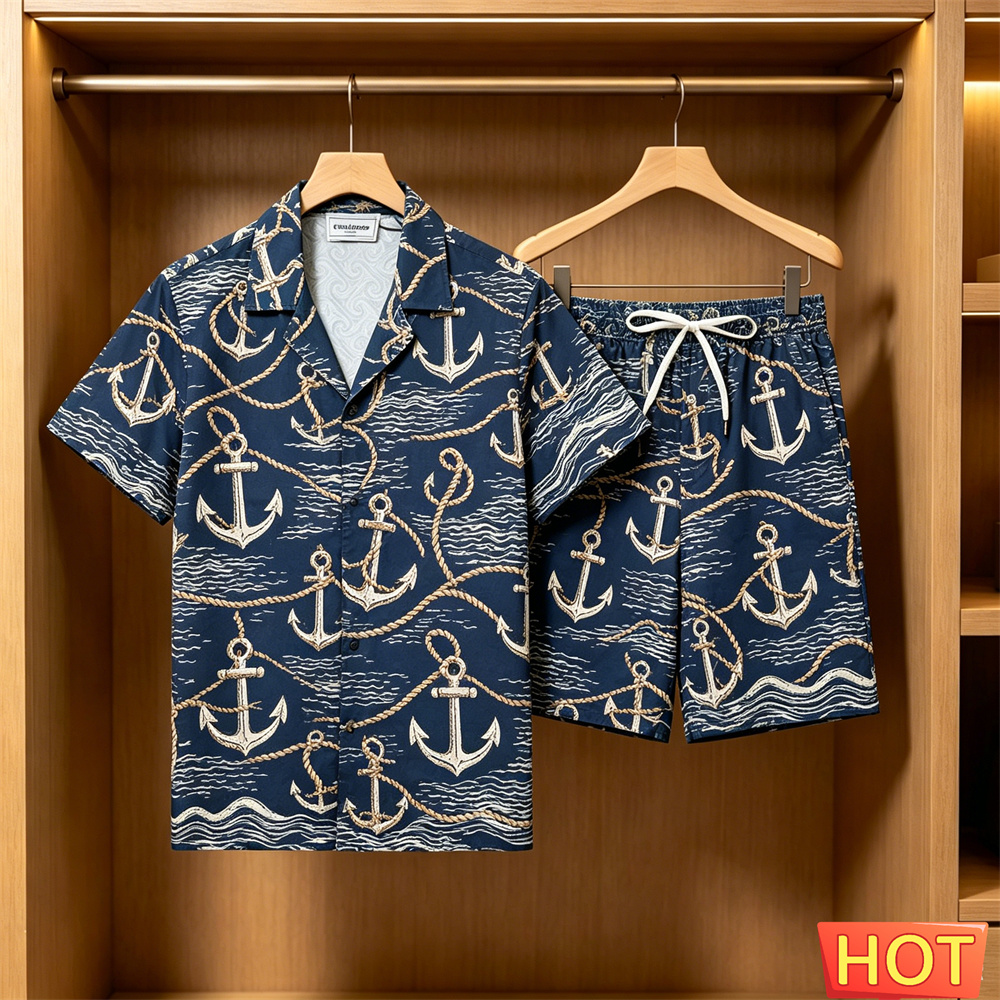 Men's 2 Piece Hawaiian Set Nau - Summer Clothing Types 리뷰 및 가격