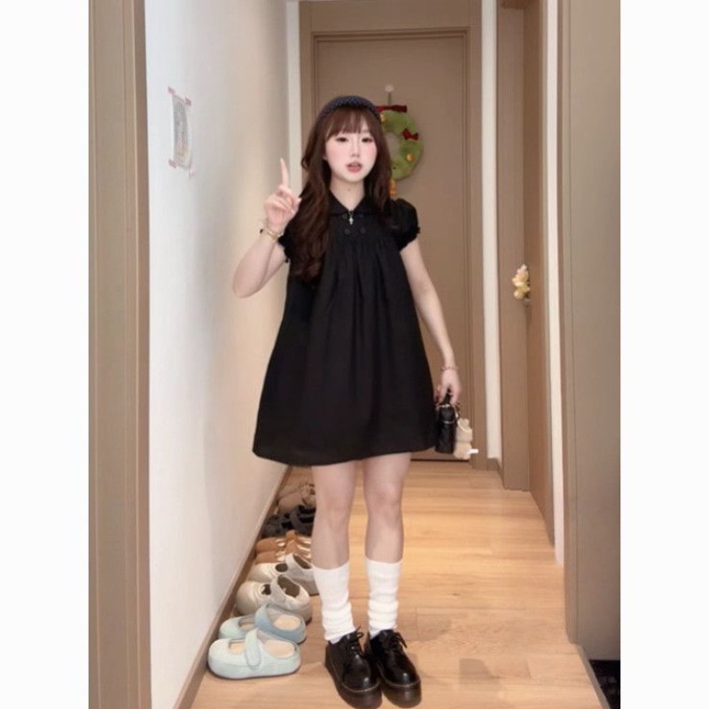 Doll Collar A-word Dress Looks - Summer Clothing Looks 리뷰 및 가격