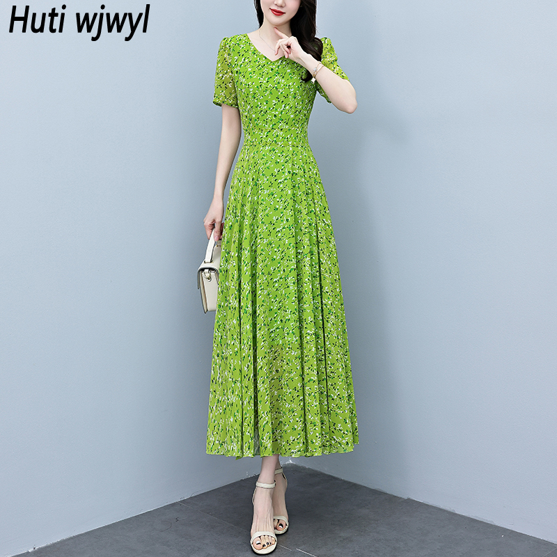 Summer Vacation Short Sleeve B - Sundress Midi Floral 리뷰 및 가격