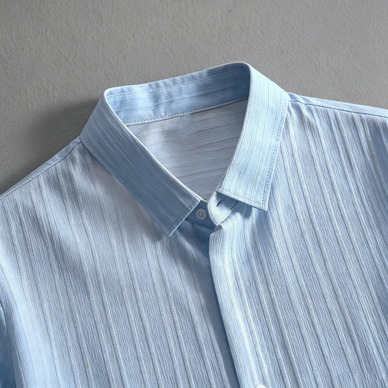 2026 New Men Vertical Wrinkle  - Summer Clothing Types 리뷰 및 가격